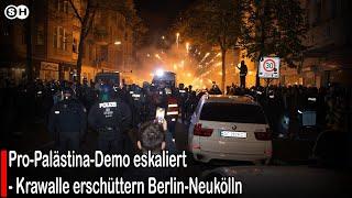 Pro-Palästina-Demo eskaliert - Krawalle erschüttern Berlin-Neukölln #germany | SH News German