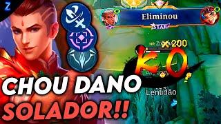 CHOU DANO É BIZARRO DE FORTE - CHOU GAMEPLAY | Mobile Legends