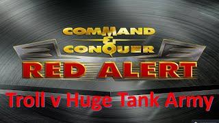 Command and Conquer Red Alert Remastered  FFA (Troll Game: Fighting Massive Tank Army)