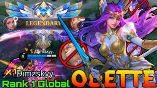 Legendary Odette 80% Win Rate - Top 1 Global Odette by Dimzskyy - Mobile Legends