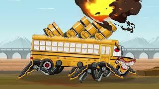 468 - Hihe Tank - Monsterpanzer VS Monster Truck - Cartoon über Panzer