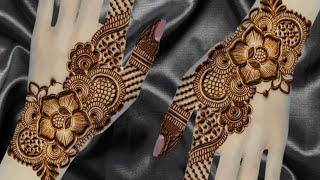 Chhatpuja Special Back hand Mehndi Designs For Back hand ll Easy latest Arabic mehendi designs new