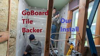 Installing GoBoard Tile Backer--This Stuff Is *Nice*