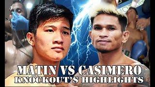 CARL JAMMES MARTIN VS. JOHN RIEL CASIMERO KNOCKOUT'S HIGHLIGHTS