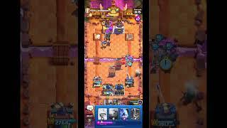 Double freaky cage stops huge push! #clashroyalememes #clashroyale #gaming #supercell #memes #clash