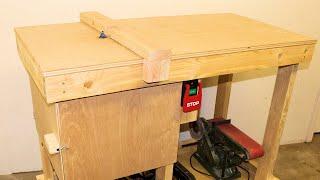 Mobile Router Station and Workbench, Simple and Heavy Duty