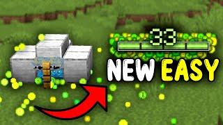 NEW EASIEST XP Farm Minecraft Bedrock 1.21!