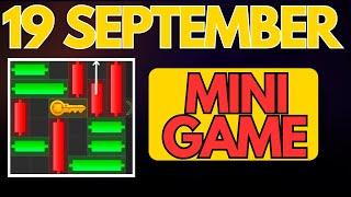 19 SEPTEMBER Hamster Kombat MINI GAME Solved