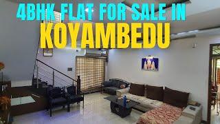 4BHK Duplex Flat for sale in Koyambedu chennai  Contact Vivin Realtors