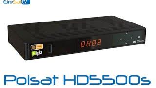 Dekoder Polsat HD 5500s - Unboxing i widok menu dekodera