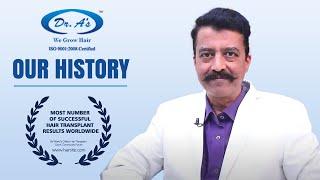 Dr A's Clinic - Our History | Dr Arvind Poswal | Best Hair Transplant Clinic in India | Since 1997