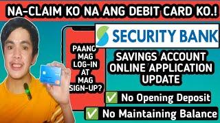 SECURITY BANK SAVINGS ACCOUNT ONLINE APPLICATION UPDATE | HOW TO ENROLL/SIGN-UP? | HOW TO LOG-IN?