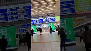 西鉄福岡(天神)駅入口から改札口まで歩いてきた
