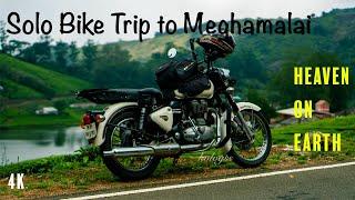 Solo Bike Trip to Meghamalai | Bangalore to Meghamalai | Royal Enfield Classic | Kvlogs | 4K | Theni