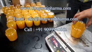 Fully Automatic Ghee Jar Filling Machine , PET Bottle and HDPE Ghee Jar Tin filling machine