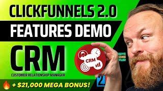 ClickFunnels 2.0 Features Demo - Will This Be the Best CRM? - 30 Day FREE TRIAL + Mega Bonuses