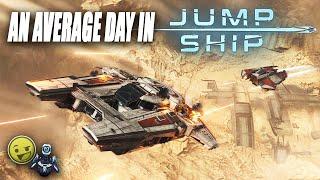 AN AVERAGE DAY IN JUMPSHIP! | NEW COOP SPACE FPS COMING SOON!!