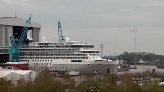 Silver Nova - Shiplaunch at Meyer Werft