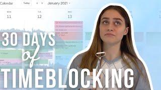 30 days of timeblocking ⌚ challenge