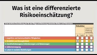 Was ist eine differenzierte Risikoeinschätzung?