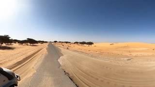 African Journey Day 6.1  Mauritania  Nouakchott to Kferde 360º VR