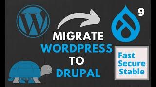 How to Migrate WordPress to Drupal 9 | Live Migration Video