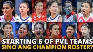 PVL TEAMS BEST FIRST 6 for PVL Reinforced Conference 2024! PGA CHAMPION ROSTER, CCS & CMFT SOLID DIN