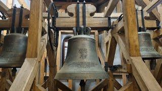 Marienkirche Leubnitz (Rosenbach/V.) Glocken mit neuen Klöppeln