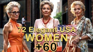 72 Elegant Outfits for USA Women | How USA Women Dress After 50 