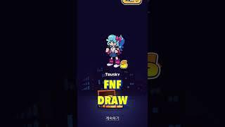 FNF Beat battle Draw 1 try I pulled Trusky gatcha | 비트배틀 1트에 신케뽑! #fnf #beatbattle #프나펑