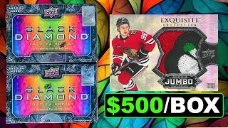 HIGH END BEDARD ABSURDITY! - Open 2 Boxes of 2023-24 Upper Deck Black Diamond Hockey Hobby