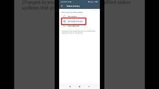 whatsapp status privacy settings tamil