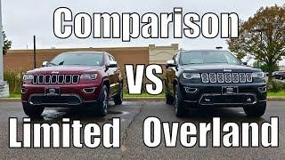 2018 Jeep Grand Cherokee Limited vs. Overland Comparison Review