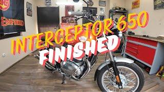 Royal Enfield Interceptor 650 Winter Project FINISHED #royalenfieldinterceptor650