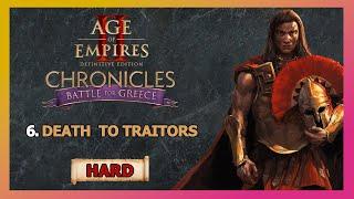 Age of Empires 2: Chronicles Battle for Greece Campaign Walkthrough Part 6 - Death to Traitors