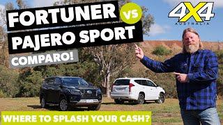 Toyota Fortuner Crusade versus Mitsubishi Pajero Sport Exceed | 4X4 Australia