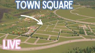 Cider River's NEW Town Square | Cities Skylines