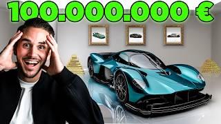 100 Millionen Euro Supercar Garage  | Aston Martin Valkyrie, Koenigsegg uvm.