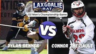 Big Game, Big Saves! Dylan Renner (Adelphi) vs. Connor Theriault (Tampa) - D2 Championship Save Edit