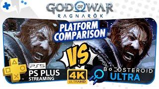 God of War RAGNAROK PS5 Streaming vs BOOSTEROID | 4K Comparison