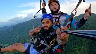 Volando en el PARAPENTE por primera vez en Jarabacoa | Paragliding Parachute