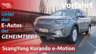 SsangYong Korando e-Motion - der neue Elektroauto-Geheimtipp? | auto motor und sport