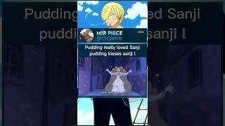 pudding kisses sanji | sanji x pudding #onepiece #otaku #anime #sanji #shorts