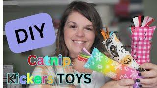 DIY Catnip Kicker Toy Tutorial + How to Grow & Dry Your Own Catnip!