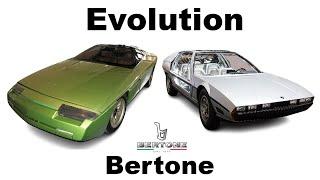 Evolution of Bertone concept cars - Models by year