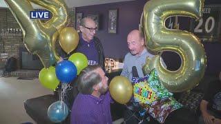 Where's Marty? Getting a BIG surprise for his 45th anniversary at WJZ