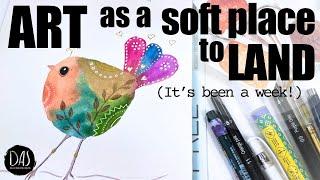 Watercolor as Emotional First Aid – Turning a Difficult Week into Artful Healing