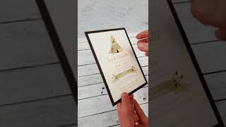 The Wedding TiPi Wedding Stationery Collection: Handmade Postcard Invitation