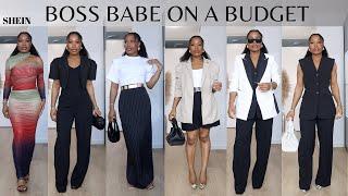 SHEIN Work Wear Haul -  Bossbabe on a Budget