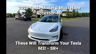 Tesla Model 3 Accessories - These Will Transform Your Tesla M3! - 2021 Tesla M3 Standard Range Plus